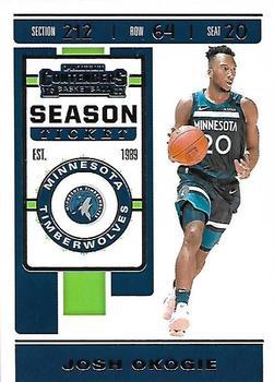 #52 Josh Okogie - Minnesota Timberwolves - 2019-20 Panini Contenders Basketball