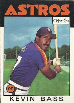 #52 Kevin Bass - Houston Astros - 1986 O-Pee-Chee Baseball