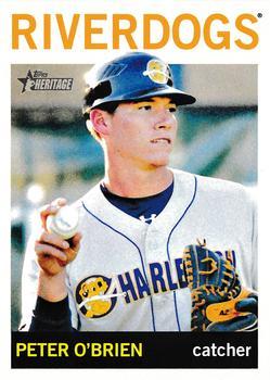 #52 Peter O'Brien - Charleston RiverDogs - 2013 Topps Heritage Minor League Baseball