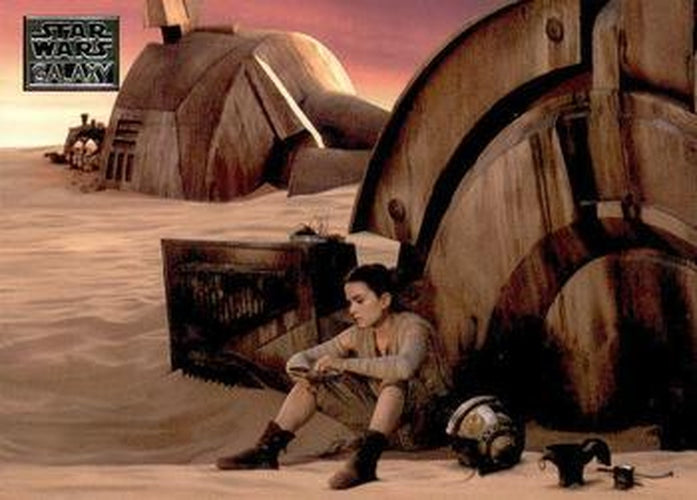 #52 Rey Dines Alone - 2018 Topps Star Wars Galaxy 8