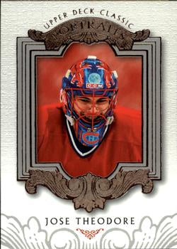 #52 Jose Theodore - Montreal Canadiens - 2003-04 Upper Deck Classic Portraits Hockey