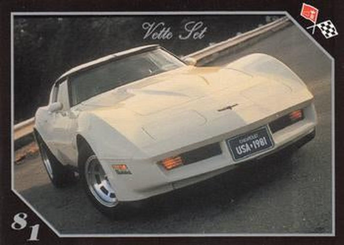 #52 1981 Corvette Sport Coupe - 1991 Collect-A-Card Vette Set