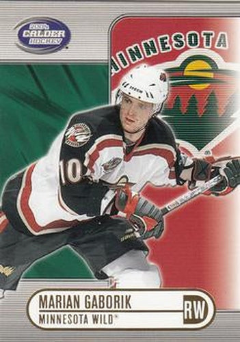 #52 Marian Gaborik - Minnesota Wild - 2003-04 Pacific Calder Hockey
