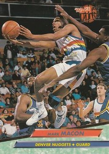 #52 Mark Macon - Denver Nuggets - 1992-93 Ultra Basketball