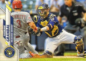 #52 Yasmani Grandal - Milwaukee Brewers - 2020 Topps Baseball