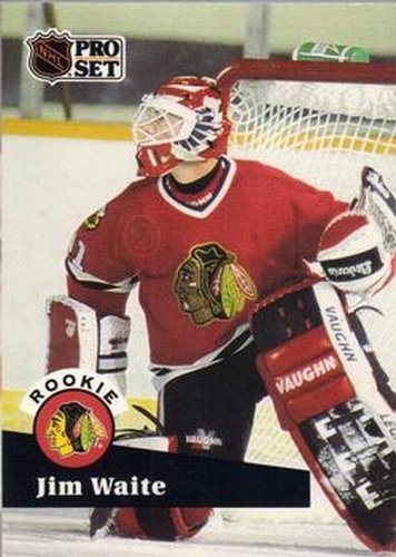 #530 Jimmy Waite - 1991-92 Pro Set Hockey