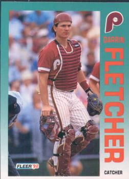 #530 Darrin Fletcher - Philadelphia Phillies - 1992 Fleer Baseball
