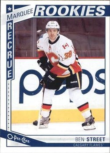 #530 Ben Street - Calgary Flames - 2013-14 O-Pee-Chee Hockey