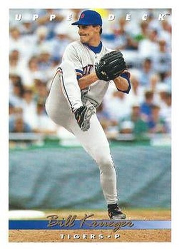 #530 Bill Krueger - Detroit Tigers - 1993 Upper Deck Baseball