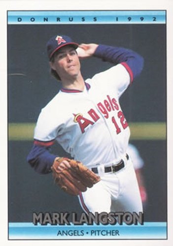 #531 Mark Langston - California Angels - 1992 Donruss Baseball