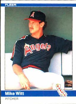 #531 Mike Witt - California Angels - 1984 Fleer Baseball