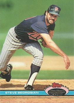 #531 Steve Bedrosian - Minnesota Twins - 1991 Stadium Club Baseball