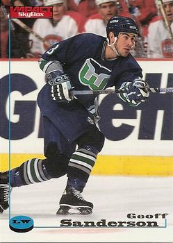 #54 Geoff Sanderson - Hartford Whalers - 1996-97 SkyBox Impact Hockey