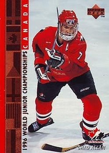 #532 Chad Allan - Canada - 1995-96 Upper Deck Hockey