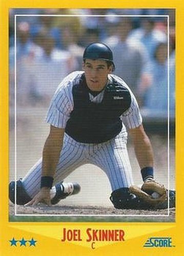 #532 Joel Skinner - New York Yankees - 1988 Score Baseball