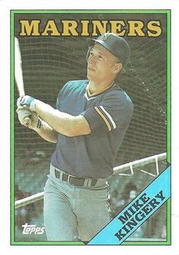 #532 Mike Kingery - Seattle Mariners - 1988 Topps Baseball