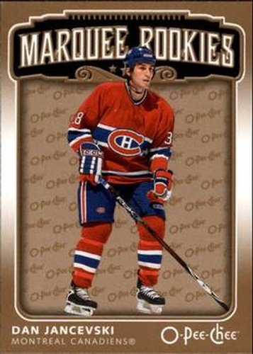 #532 Dan Jancevski - Montreal Canadiens - 2006-07 O-Pee-Chee Hockey