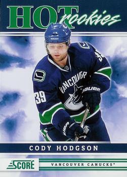 #533 Cody Hodgson - Vancouver Canucks - 2011-12 Score Hockey