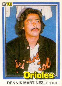#533 Dennis Martinez - Baltimore Orioles - 1981 Donruss Baseball