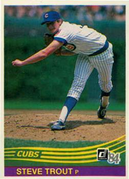 #533 Steve Trout - Chicago Cubs - 1984 Donruss Baseball