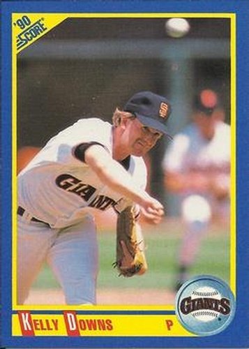 #534 Kelly Downs - San Francisco Giants - 1990 Score Baseball