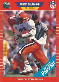 #534 Robert Drummond - Philadelphia Eagles - 1989 Pro Set Football