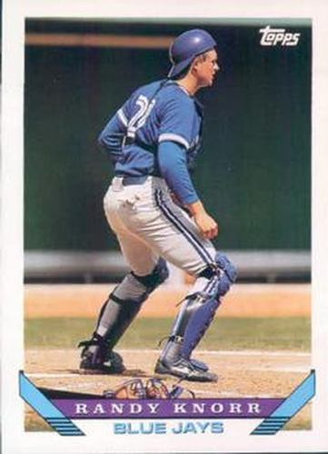 #534 Randy Knorr - Toronto Blue Jays - 1993 Topps Baseball