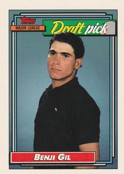 #534 Benji Gil - Texas Rangers - 1992 Topps Baseball