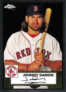 #534 Johnny Damon - Boston Red Sox - 2021 Topps Chrome Platinum Anniversary Baseball
