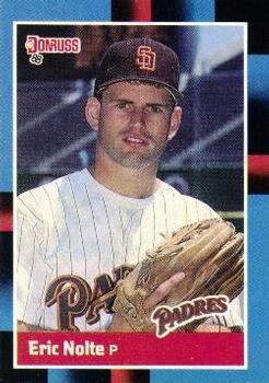 #534 Eric Nolte - San Diego Padres - 1988 Donruss Baseball