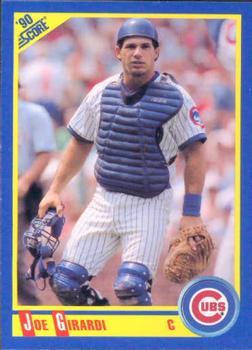 #535 Joe Girardi - Chicago Cubs - 1990 Score Baseball