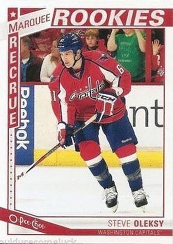 #535 Steve Oleksy - Washington Capitals - 2013-14 O-Pee-Chee Hockey