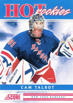 #535 Cam Talbot - New York Rangers - 2011-12 Score Hockey