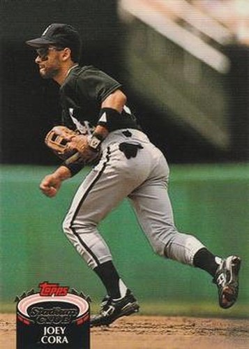 #535 Joey Cora - Chicago White Sox - 1992 Stadium Club Baseball