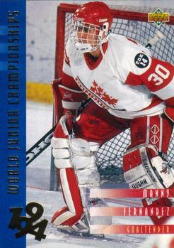 #536 Manny Fernandez - Canada - 1993-94 Upper Deck Hockey
