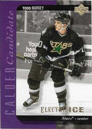 #536 Todd Harvey - Dallas Stars - 1994-95 Upper Deck Hockey - Electric Ice