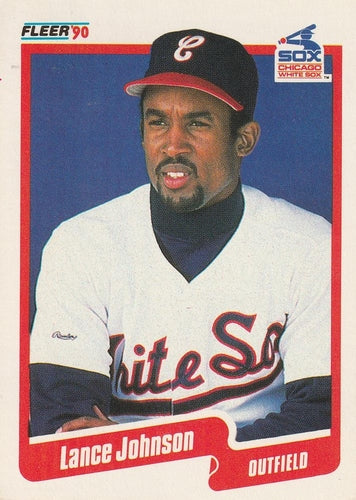 #536 Lance Johnson - Chicago White Sox - 1990 Fleer USA Baseball