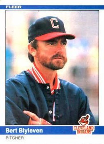 #536 Bert Blyleven - Cleveland Indians - 1984 Fleer Baseball