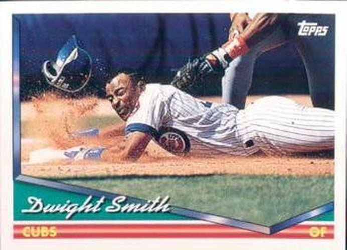 #536 Dwight Smith - Chicago Cubs - 1994 Topps Baseball
