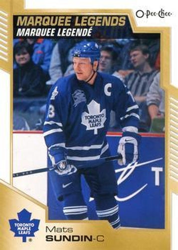 #536 Mats Sundin - Toronto Maple Leafs - 2020-21 O-Pee-Chee Hockey