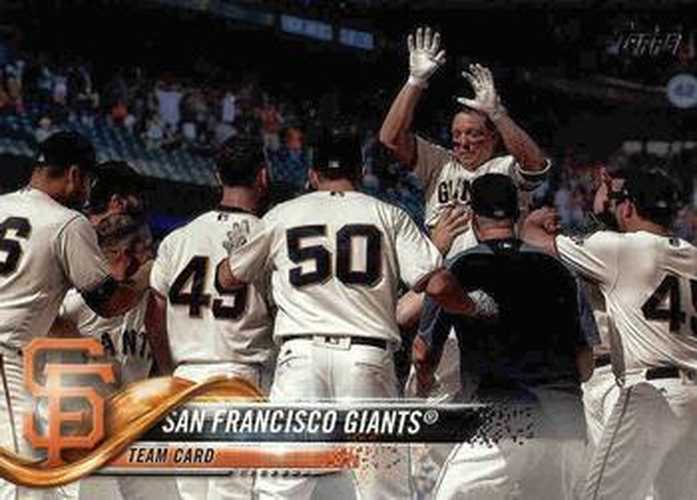 #536 San Francisco Giants - San Francisco Giants - 2018 Topps Baseball