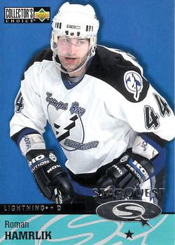 #SQ44 Roman Hamrlik - Tampa Bay Lightning - 1997-98 Collector's Choice Hockey - StarQuest
