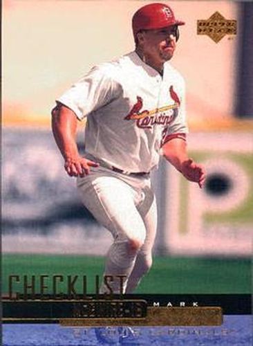 #537 Mark McGwire - St. Louis Cardinals - 2000 Upper Deck Baseball