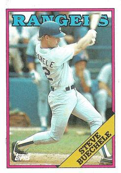 #537 Steve Buechele - Texas Rangers - 1988 Topps Baseball