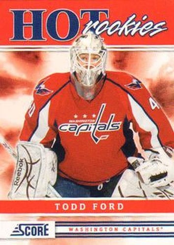 #537 Todd Ford - Washington Capitals - 2011-12 Score Hockey