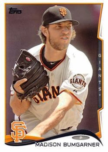 #537b Madison Bumgarner - San Francisco Giants - 2014 Topps Baseball
