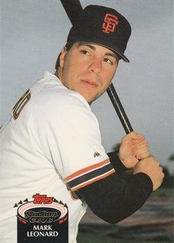 #538 Mark Leonard - San Francisco Giants - 1992 Stadium Club Baseball