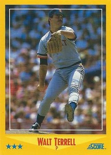 #538 Walt Terrell - Detroit Tigers - 1988 Score Baseball