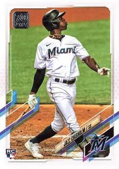 #538 Jazz Chisholm - Miami Marlins - 2021 Topps Baseball