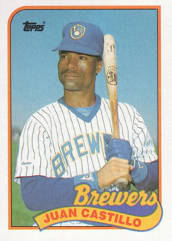 #538 Juan Castillo - Milwaukee Brewers - 1989 Topps Baseball